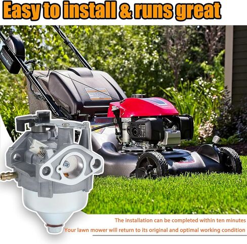 GCV170 Carburetor for Honda GCV200 HRN216 Lawn Mower HRX217K6 Pressure Washer Engine Compatible with GCV170LA S3B GCV200LA S3C Engine Replace 16100-Z9L-811 in Saudi Arabia
