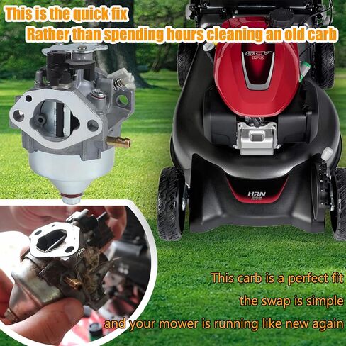 GCV170 Carburetor for Honda GCV200 HRN216 Lawn Mower HRX217K6 Pressure Washer Engine Compatible with GCV170LA S3B GCV200LA S3C Engine Replace 16100-Z9L-811 in Saudi Arabia