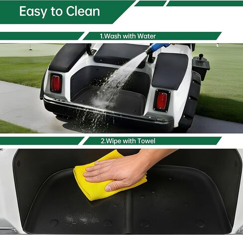 Bag Well Mat Rubber Liner Insert Rear Cargo Protection Compatible with Club Car DS Golf Cart Accessories in Kuwait