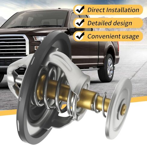 RT1201 RT-1201 F6TZ-8575-EA Thermostat Replacement for Ford 7.3 Powerstroke 7.3L Diesel 1996-1997 F250 F350, 1999-2003 F250 F350 Super Duty, ReplacesRT-1201 in Kuwait