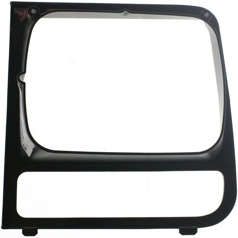 DAT AUTO PARTS Head Light Bezel Replacement for 1997-2001 Jeep Cherokee (Midsize), Black Smooth Plastic, CH2513157 55055136 in Kuwait