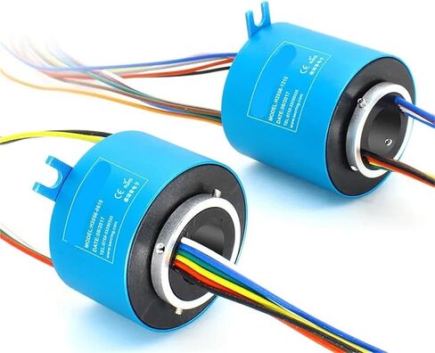 1pc 6/12 Circuits Models 20mm Through-bore Slip Ring With Compact OD 56mm Precious Metal Contacts(20X56mm 6CH 10A) in Kuwait
