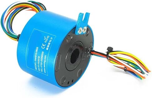 6 Wires Outer Diameter 56mm Through Hole Slip Ring with Bore Size 12.7mm 5A/10A Precious Metal Contacts Anti-tab Rotary Joints(12.7X56mm 6CH 10A) in Kuwait