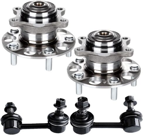 Suspension Kit Rear Left Driver Right Passenger Side Alloy Steel Coated Greasable Bearing Hub Sway Bar for Honda for Civic 1.8L/2.0L 2006-2011 in Kuwait