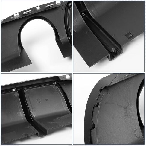 Rear Bumper Diffuser Lip Compatible with 2015-2023 Chrysler 300, Gloss Black Rear Splitter Spoiler Lower Valance in Kuwait