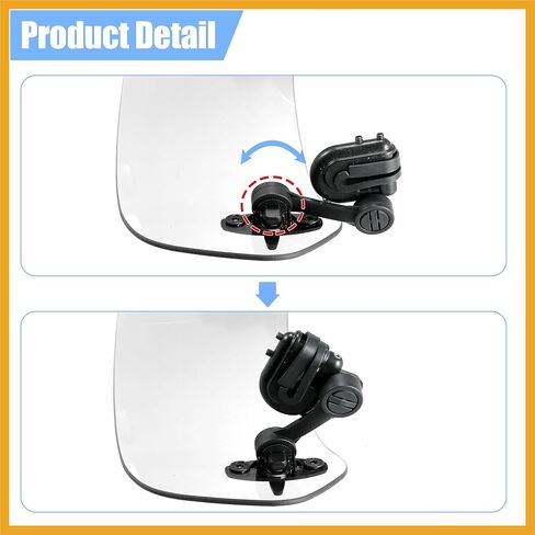 28.5cm Motorcycle Windshield Motorcycle Wind Deflector Clear Lens Adjustable Clip Windshield Extension Universal Fit for Most Motorcycle Scooter Replacement in Kuwait