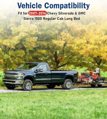 ELITEWILL Mid-Rear Frame Rust Repair Compatible with 2007-2014 Chevy Silverado & GMC Sierra 1500 Long Bed in Kuwait