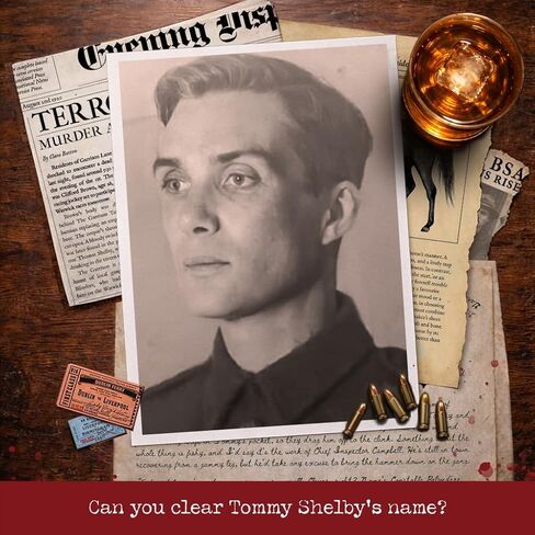 لعبة ملف قضية Peaky Blinders - مرخصة رسميًا - Cryptic Killers - لعبة Murder Mystery Detective - لعبة لوحة التحقيق في القضايا الباردة للبالغين، وليالي التاريخ والحفلات in Kuwait