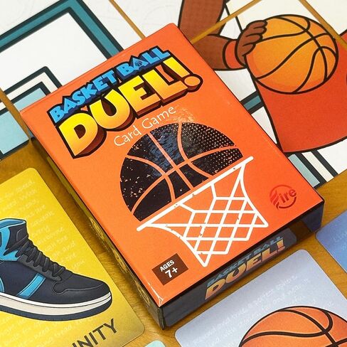 Card Game – Fast-Paced Puzzle & Strategy Basketball Game for Kids, Teens & Adults | 2–5 Players or Team Play | Ages 7+ | Youth Basketball to NBA-Inspired Sports Family Game Night Fun in Kuwait