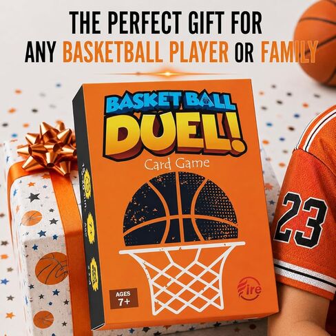 Card Game – Fast-Paced Puzzle & Strategy Basketball Game for Kids, Teens & Adults | 2–5 Players or Team Play | Ages 7+ | Youth Basketball to NBA-Inspired Sports Family Game Night Fun in Kuwait