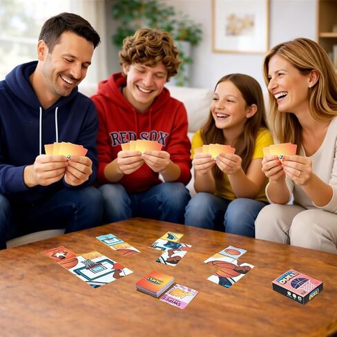 Card Game – Fast-Paced Puzzle & Strategy Basketball Game for Kids, Teens & Adults | 2–5 Players or Team Play | Ages 7+ | Youth Basketball to NBA-Inspired Sports Family Game Night Fun in Kuwait