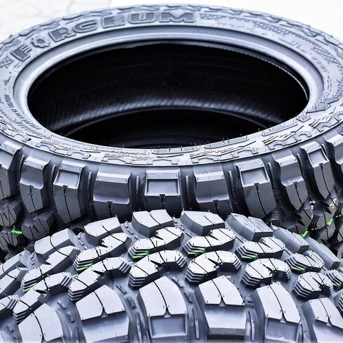 Set of 4 (FOUR) Forceum M/T 08 Plus Mud Off-Road Light Truck Radial Tires-33X12.50R20LT 33X12.50X20 33X12.50-20 114Q Load Range E LRE 10-Ply BSW Black Side Wall in Kuwait