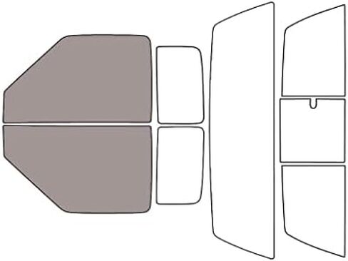 Avery Dennison NR Nano Ceramic IR Window Tint Kit Compatible with GMC Sonoma 1994-2003 (2 Door) - Windshield Strip Visor - 5% in Kuwait
