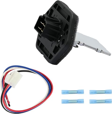 HVAC Blower Motor Resistor with Wire Harness Compatible with Kia Rio 2006-2011 Rio5 2006-2011 Rondo 2007-2014 Spectra 2007-2008 Spectra5 2007-2008 Relpace 971281G000 JA1797 in Kuwait