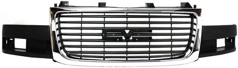 Garage-Pro Kit (1) A/C Condenser and (1) Grille Assembly Compatible with 2003-2023 Chevrolet Express 3500, Fits 2003-2023 Chevrolet Express 2500 & 2003-2023 GMC Savana 3500 Chrome Shell in Kuwait