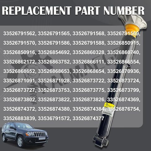 2PCS Rear Shock Absorbers without Adaptive Control, Rear Left and Right Shock Struts for BMW F30 F31 320i 328d 328i 335i 420i 428i 430i 435i 440i xDrive in Kuwait