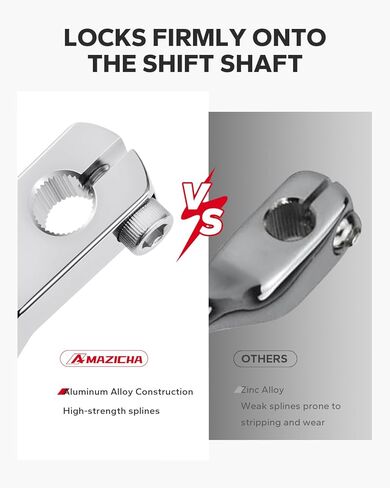 أوتاد ذراع ناقل الحركة لأصابع القدم من Amazicha أوتاد ذراع ناقل الحركة من الألومنيوم باستخدام الحاسب الآلي تناسب Harley Touring Road Glide Street Glide Electra Glide 1988-في وقت لاحق FL Softail 1986-في وقت لاحق Tri Glide Trikes 2008-في وقت لاحق من الكروم in Kuwait