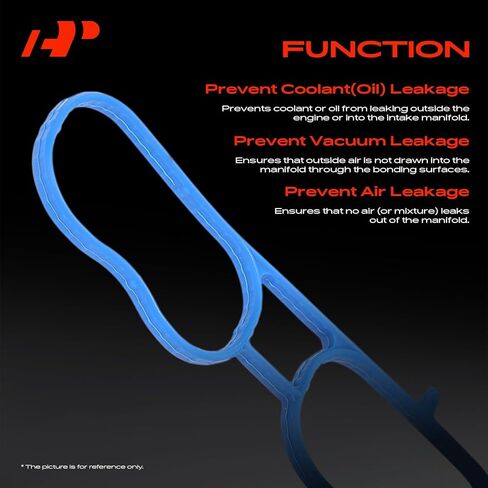A-Premium Lower Engine Intake Manifold Gasket Set Compatible with Chevrolet Colorado 2004-2012 & GMC Canyon 2004-2012 & Isuzu i-350 2006, i-370 2007-2008 & Hummer H3 2006-2010, H3T 2009-2010 in Kuwait