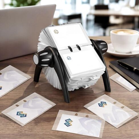 100 Pack Transparent Business Card Sleeves Set, Compatible with Durable/Visifix & Telindex Card Holders, for Cards up to 2.87" x 4.13", Protector Pockets for Standard Business Cards in Saudi Arabia