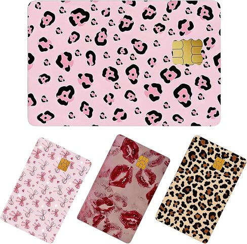 4 PCS Credit Card Skin, Credit Card Skins Debit Card Cover Stickers Waterproof Durable Protective Debit Credit Card Cover for Bank Transportation Metro Use in Kuwait