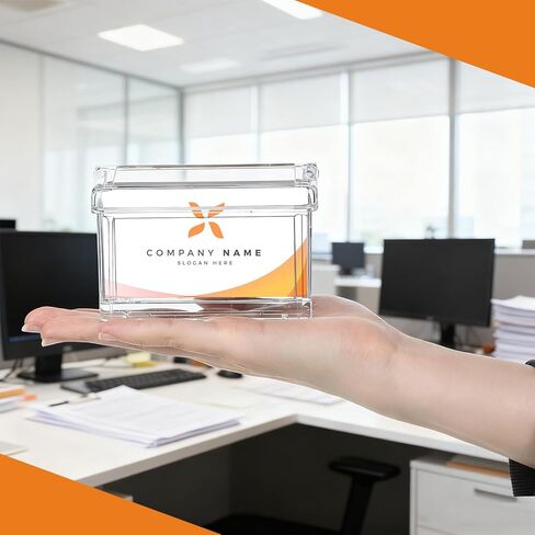 3 Pcs Outdoor Business Card Holder Acrylic Vehicle Clear Business Card Holder Mount Box Wall Mount Marketing Holders Case with Cover for Office Store Trucks Wall Outdoor 4.25 x 1.46 x 2.87 Inch in Kuwait