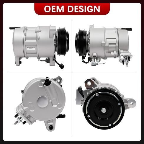 ضاغط تيار متردد 198333 مناسب لـ Es-calade ESV، Yukon Yukon XL، Chevy Suburban Tahoe 2015-2020، ضاغط تكييف الهواء مع استبدال القابض لـ 198333 in Kuwait