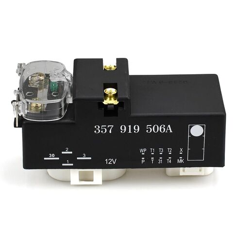 3A0919506 Cooling Fan Control Unit Module Relay,Electric Cooling Fan Control Module Relay Radiator Unit,for 1994-2002 VW Volkswagen Golf/Jetta/Passat/Cabrio,Replaces OE 357919506A in Kuwait