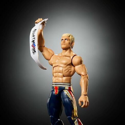 Mattel WWE Elite Action Figure & Accessories, Series #125 Set, 6-inch Collectible Cody Rhodes with 25 Articulation Points & Swappable Hands in Kuwait
