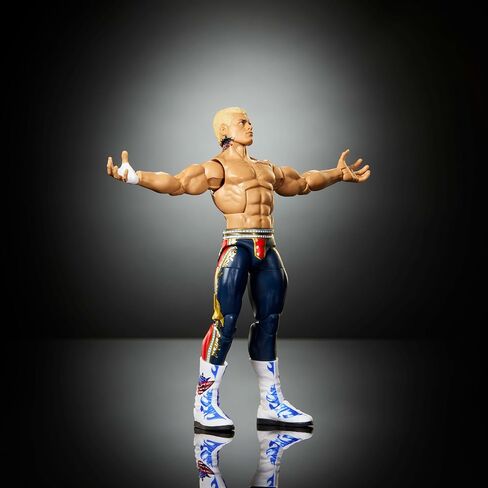 Mattel WWE Elite Action Figure & Accessories, Series #125 Set, 6-inch Collectible Cody Rhodes with 25 Articulation Points & Swappable Hands in Kuwait
