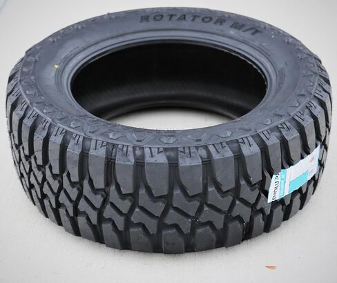 Set of 4 (FOUR) Evoluxx Rotator M/T Mud Off-Road Light Truck Radial Tires-35X12.50R20LT 35X12.50X20 35X12.50-20 125Q Load Range F LRF 12-Ply BSW Black Side Wall in Kuwait