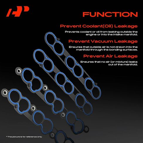 A-Premium Lower and Upper Engine Intake Manifold Gasket Set Compatible with Ford Taurus 1996-1999, Contour 1995-2000 & Mazda MPV 2000-2001 & Mercury Cougar 1999-2002, Mystique 1995-2000, Sable in Kuwait