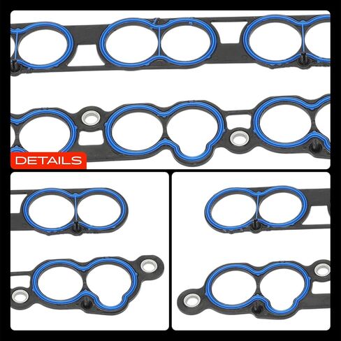 A-Premium Lower and Upper Engine Intake Manifold Gasket Set Compatible with Ford Taurus 1996-1999, Contour 1995-2000 & Mazda MPV 2000-2001 & Mercury Cougar 1999-2002, Mystique 1995-2000, Sable in Kuwait