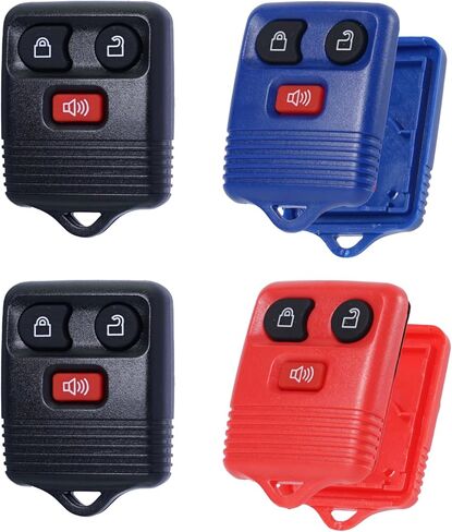 SUPALAND 2 Key fob & 2 Shells Keyless Entry Remote Control Replacement Fits for Ford F150 F250 Explorer Expedition Escape Ranger E150 Edge Fusion 1998-2016 Tribute B2300 2001-2011 Lincoln Navigator in Kuwait
