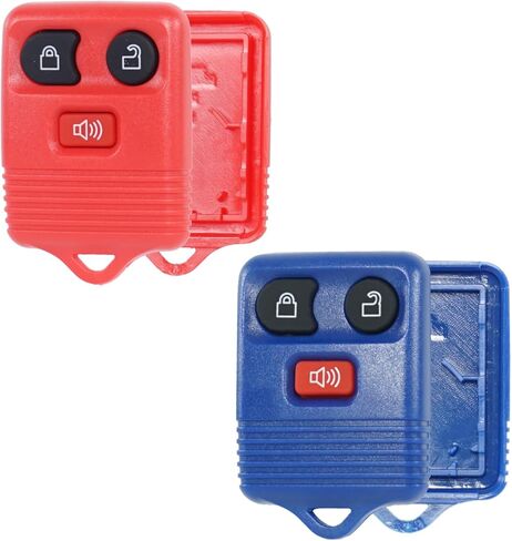 SUPALAND 2 Key fob & 2 Shells Keyless Entry Remote Control Replacement Fits for Ford F150 F250 Explorer Expedition Escape Ranger E150 Edge Fusion 1998-2016 Tribute B2300 2001-2011 Lincoln Navigator in Kuwait