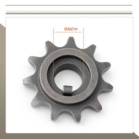 11T Electric Dirt Bike Chain Engine Sprocket Compatible with Tuttio Soleil01 Ebike Replacement for Tutti Soleil01 Front Sprocket in Kuwait