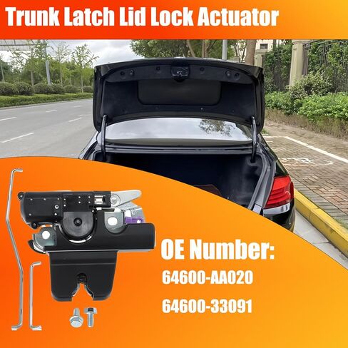 Trunk Latch Actuator for Toyota Camry 2002-2006, No. 64600-AA020, 64600-33091 Tailgate Lock Assembly, Mechanism Liftgate Latch Lock Actuator (Rear Door Latch Rear Hatch Latch) in Saudi Arabia