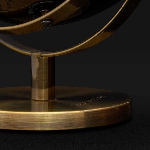 Iron & Glory | World Globe | World Map Decorative Home Accessories For Vintage Room Decor| Ornaments For Living Room & Office Desk | Black & Gold Office Accessories For Home Decor in Saudi Arabia
