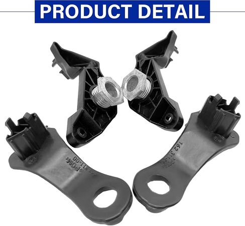 Front Left and Right Headlight Bracket Repair kit, 63126949634, 63126949633, 63126941478, Suitable for 2008 BMW 550i E60 E61 525i 530i 540i 545i 550i Headlight Brackets (4Pcs) in Saudi Arabia