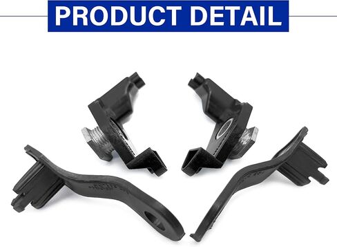 Front Left and Right Headlight Bracket Repair kit, 63126949634, 63126949633, 63126941478, Suitable for 2008 BMW 550i E60 E61 525i 530i 540i 545i 550i Headlight Brackets (4Pcs) in Saudi Arabia