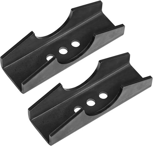 GBGS 2 Pack Axle Spring Perch Seat for OD 3" Round Tube,1/4"Thick,Anti-Wrap Trailer Axle Saddle Hanger Bracket,Works with 2-1/2" Wide Leaf Spring in Kuwait