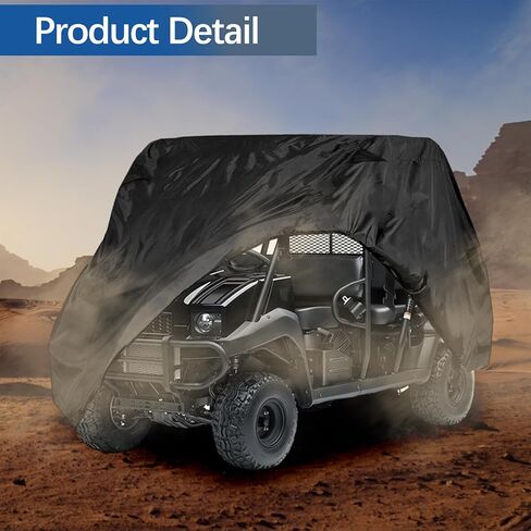 WFLNHB Utility Vehicle Storage Cover 210D 2-3 Seat Replacement for Kawasaki Mule 4000 4010 Trans SE in Kuwait