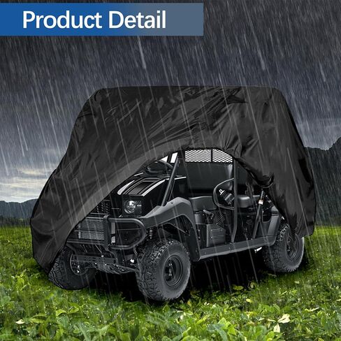 WFLNHB Utility Vehicle Storage Cover 210D 2-3 Seat Replacement for Kawasaki Mule 4000 4010 Trans SE in Kuwait
