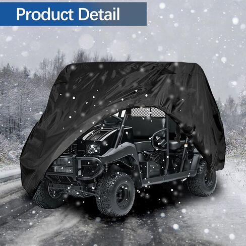 WFLNHB Utility Vehicle Storage Cover 210D 2-3 Seat Replacement for Kawasaki Mule 4000 4010 Trans SE in Kuwait