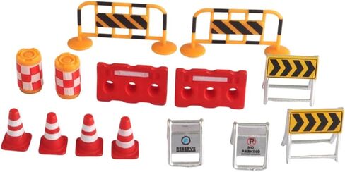 14x Miniature Traffic Road Signs Models Christmas Warning in Kuwait