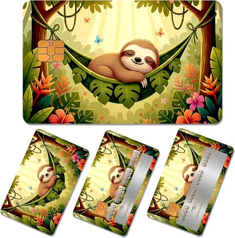 4Pcs Multicolor Heart Credit Card Skin Cover Debit Card Sticker, Cute Colorful Hearts Personalized Stickers for Bank Cards, Waterproof Cover Icon for Metro Key Cards, Stocking Stuffers for Lovers in Saudi Arabia