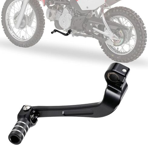 ناقل الحركة 10 مم ممتد باستخدام الحاسب الآلي لـ CRF 110 CRF110F CRF110 2013-2026، رافعة تحويل قابلة للطي للدراجة الترابية مضادة للانزلاق، طرف قابل للطي، لمسة نهائية مؤكسدة تناسب مباشرة باللون الأحمر in Kuwait