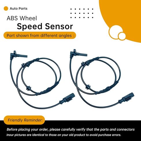 2Pcs Front Left and Right ABS Wheel Speed Sensor Compatible with Ram ProMaster 1500/2500/3500 2014-2019 (3.0L-3.6L L4/V6) – Replaces 0265007685, 51725099, 4727624AA, ALS2821, 5S13940 in Kuwait