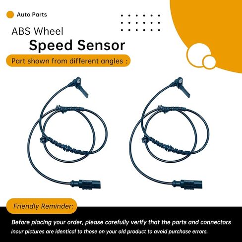 2Pcs Front Left and Right ABS Wheel Speed Sensor Compatible with Ram ProMaster 1500/2500/3500 2014-2019 (3.0L-3.6L L4/V6) – Replaces 0265007685, 51725099, 4727624AA, ALS2821, 5S13940 in Kuwait