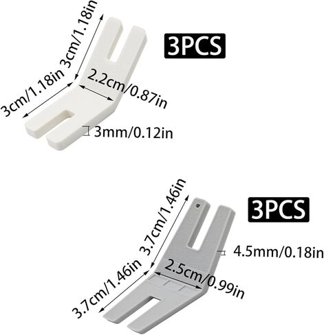 6Pcs Hump Jumper Sewing Tools, Button Clearance Plate Presser Foot Fit All Sewing Machines, Ideal for Quilting, Hemming or Crafting Projects in Saudi Arabia