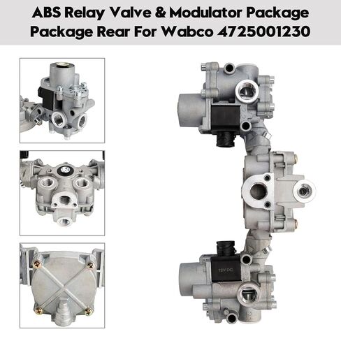 ABS صمام التتابع وحزمة المغير حزمة الخلفية لـ Wabco TDAS4725001230 S472-500-123-0 8235-S4725001230 6300-4725001230 WAB4725001230 4725001209 4725001230 S4725001230 in Kuwait